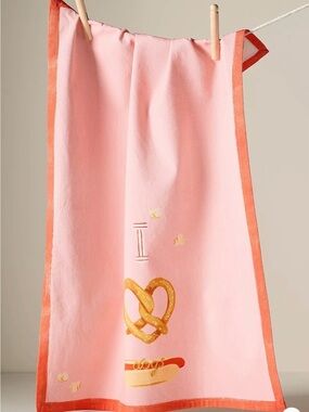 Anthropologie “I Love Dogs”  Dish Towel By Artist Kimberly Lolk NWT